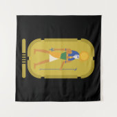 Tenture Dieu du soleil (Devant (Horizontal))