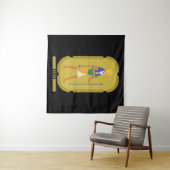 Tenture Dieu du soleil (En situation (horizontale))