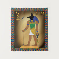 Dieu égyptien Anubis Mur suspendu