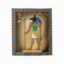Dieu égyptien Anubis Mur suspendu