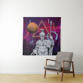 Tenture Dieux et planètes antiques : Mars (gr. Ares) (En situation)