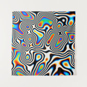 Tenture Digital effects. Vibrant abstract background. Colo (Devant (Horizontal))