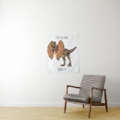 Tenture Dilophosaurus dessin animé (En situation)