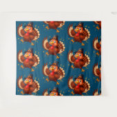 Tenture Dindon dansant (Devant (Horizontal))