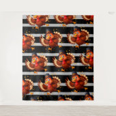 Tenture Dindon dansant (Devant)