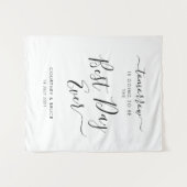 Tenture Dîner de répétition Le meilleur jour qui soit (Devant (Horizontal))