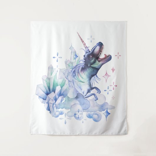 Tenture Dinocorn Crystal Dinosaur Unicorn Imaginaire Unisa (Devant)