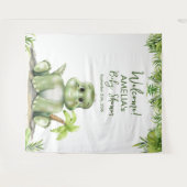 Tenture Dinosaur Baby shower (Devant (Horizontal))