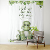 Tenture Dinosaur Baby shower (En situation)