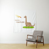 Tenture Dinosaur Meteor Boules de viande (En situation)