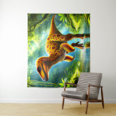 Tenture Dinosaure (En situation)