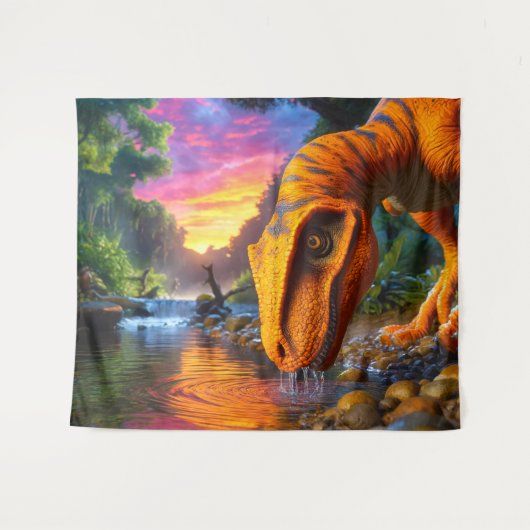 Tenture Dinosaure (Devant (Horizontal))