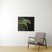 Tenture Dinosaure - Nuit préhistorique (En situation (horizontale))