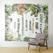 Tenture Dinosaures Jurassic Anniversaire Accueil Contexte (En situation (horizontale))