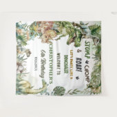 Tenture Dinosaures Jurassic Anniversaire Accueil Contexte (Devant (Horizontal))