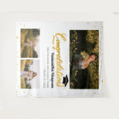 Tenture Diplômé 3 Photos Collage Remise des diplômes 2025 (Devant (Horizontal))