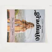 Tenture Diplômé Boho Chic Tendance Promotion 2025 Remise d (Devant (Horizontal))