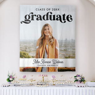 Tenture Diplômé Boho Chic Tendance Promotion 2025 Remise d
