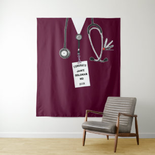 Tenture Diplôme de fin d'études de médecine