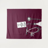 Tenture Diplômé de la faculté de médecine (Devant (Horizontal))