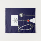 Tenture Diplômé de la faculté de médecine (Devant (Horizontal))