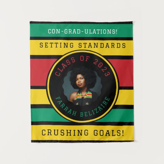 Tenture Diplômé de la Photo Panafricaine (Devant)