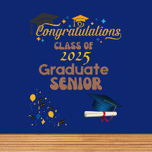Diplômé de la promotion 2025 en bleu