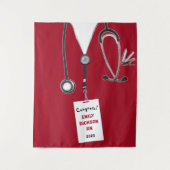 Tenture Diplôme de l'école de soins infirmiers (Devant)