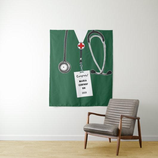 Tenture Diplôme de l'école d'infirmières (En situation)