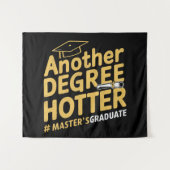 Tenture Diplômé de master encore plus chaud (Devant (Horizontal))