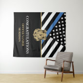 Tenture Diplôme de police Police (En situation (horizontale))