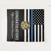 Tenture Diplôme de police Police (Devant (Horizontal))