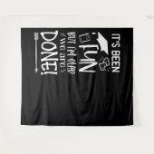 Tenture Diplômé(e) de niveau supérieur | C'était amusant, (Devant (Horizontal))