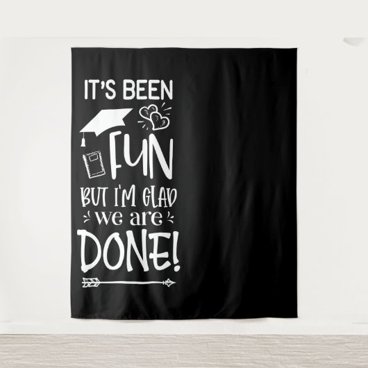 Tenture Diplômé(e) de niveau supérieur | C'était amusant, (Devant)