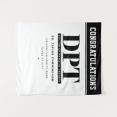 Tenture Diplômé en thérapie physique DPT moderne (Devant (Horizontal))