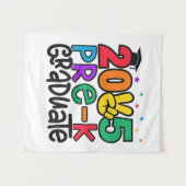 Tenture Diplômé Préscolaire Pré-Maternelle 2025 Diplômé de (Devant (Horizontal))