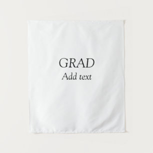 Tenture diplômé simple minimal diplômé élégant typo modern