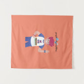 Tenture Dire leur nom, le design graphique masculin (Devant (Horizontal))