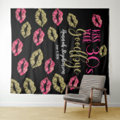 Tenture dis au revoir à vos 30 ans photo prop soirée virtu (En situation (horizontale))