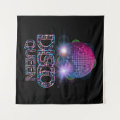 Tenture Disco Queen - 70's Disco Theme Vintage seventies (Devant (Horizontal))