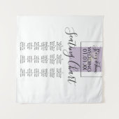 Tenture Disposition de mariage au coton botanique plante d (Devant (Horizontal))