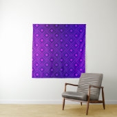 Tenture Disposition violet clair avec lignes, rectangle. b (En situation (horizontale))
