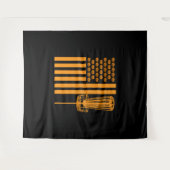 Tenture Disque Golf Halloween USA DRAPEAU POUR DISCGOLF PL (Devant (Horizontal))