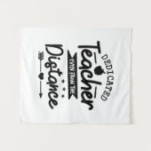 Tenture Distance de l'enseignant dédié (Devant (Horizontal))