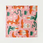 Tenture Divers motif bottes de cowboy (Devant (Horizontal))