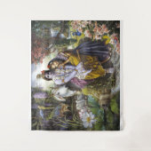 Tenture Divine Couple All-Attractif Krishna & Radha (Devant)