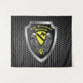 Tenture Division de la cavalerie Hardcore 1er (Devant (Horizontal))