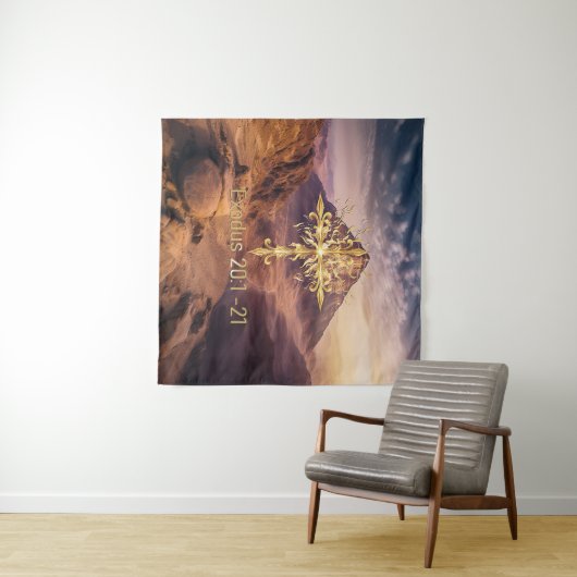 Tenture Dix commandements (En situation (horizontale))