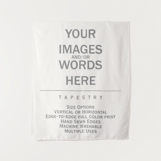 Tenture DIY - 127 cm x 152 cm (Devant)