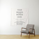 Tenture DIY - Dessus de lit 57" x 57" / (En situation)